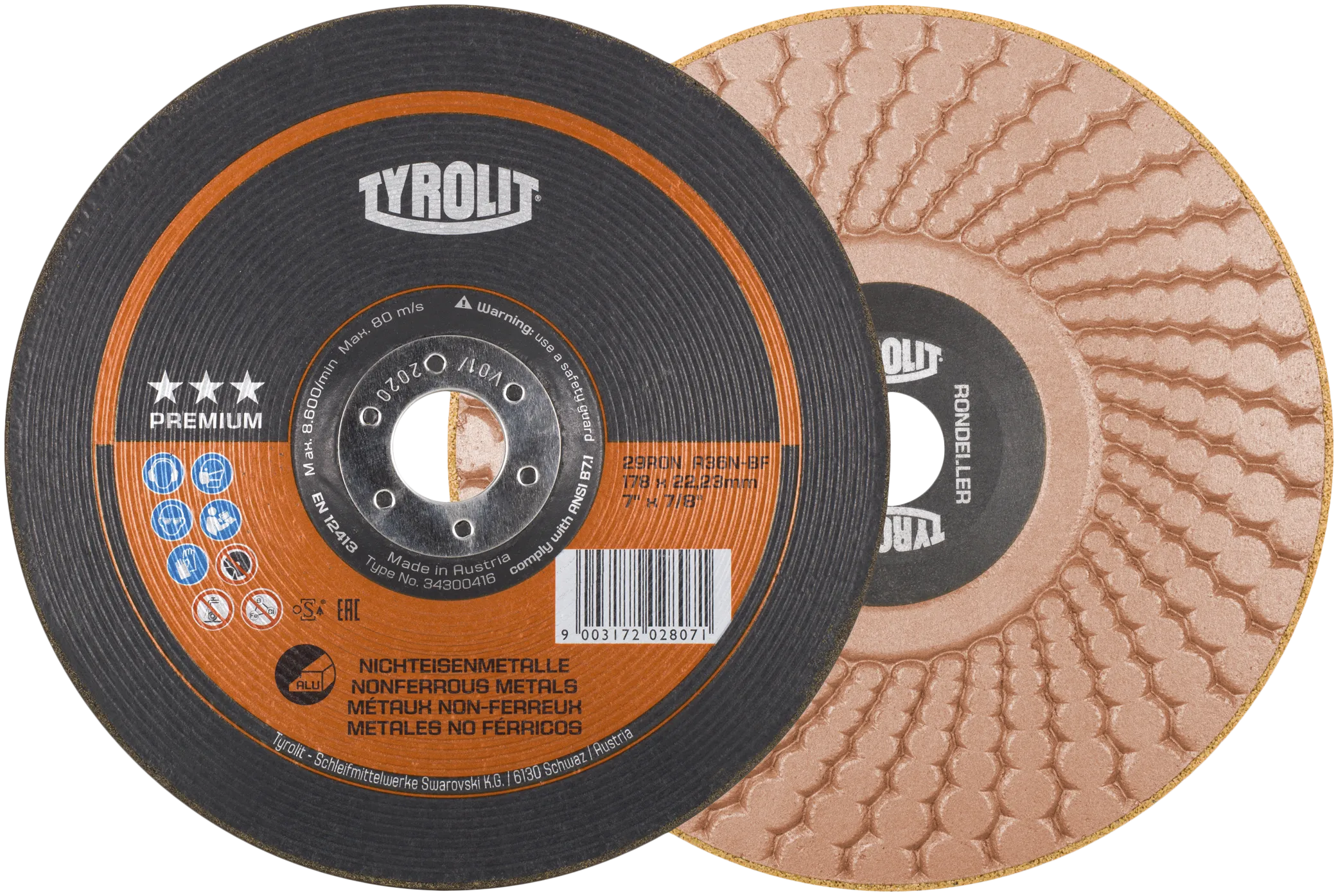 Sliperondell Premium 29RON ø178 A36N-BF
