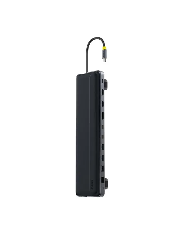 Baseus EliteJoy EH3 hub 12in1 USB-C docking station USB-hub - 11 porter - Grå