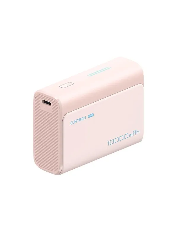 CUKTECH CP13 30W USB-C + USB-A Nødlader - Rosa - 10000 mAh