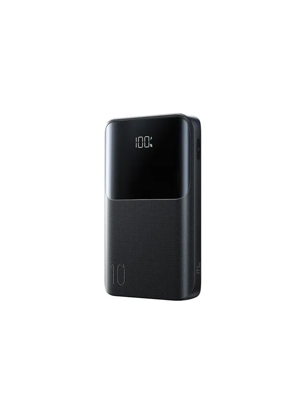 Joyroom JR-QP191 Star Series Mini 10000mAh 22.5W Powerbank with Digital Display - Black Nødlader - Svart - 10000 mAh
