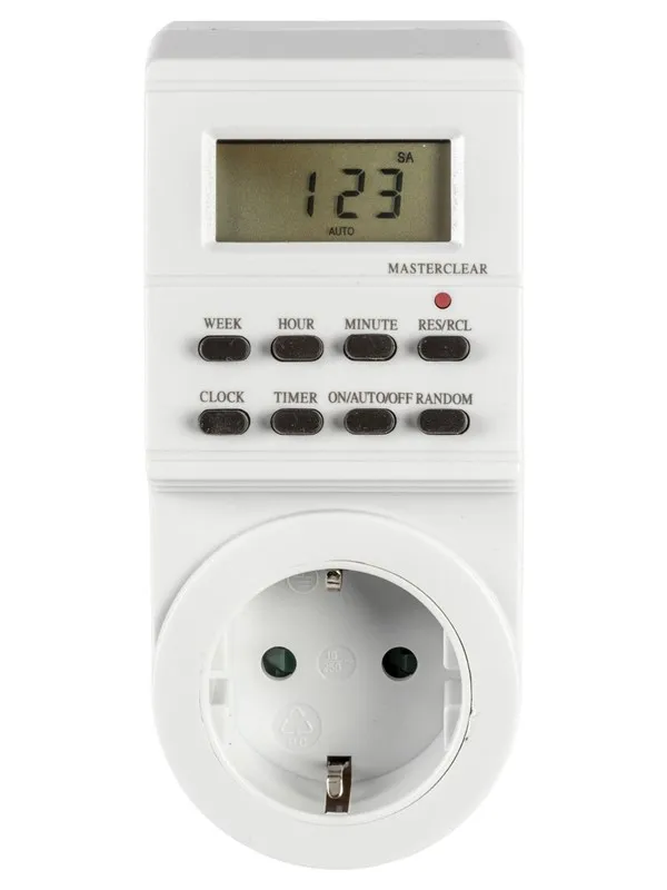 Pro electronic weekly timer for indoor use