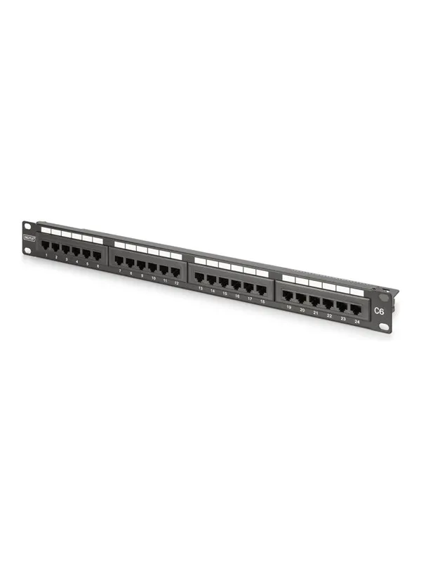 DIGITUS patch panel - 1U - 19" - class E