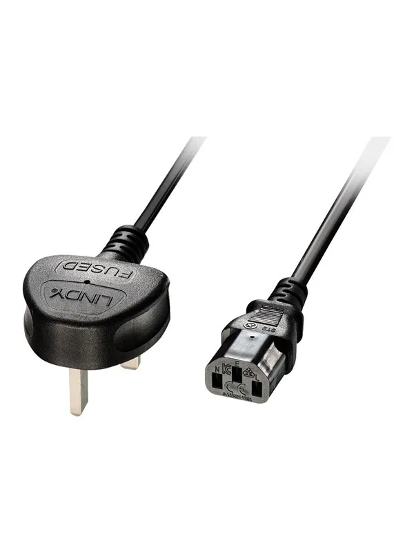 Lindy - power cable - power IEC 60320 C13 to BS 1363 - 5 m