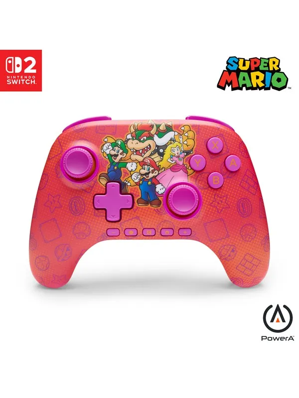 PowerA Advantage Wireless Controller for Nintendo Switch 2 - Mario and Friends Officially Licensed