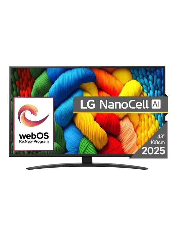 LG 43" Flatskjerm-TV LED 4K 43NANO81A3A