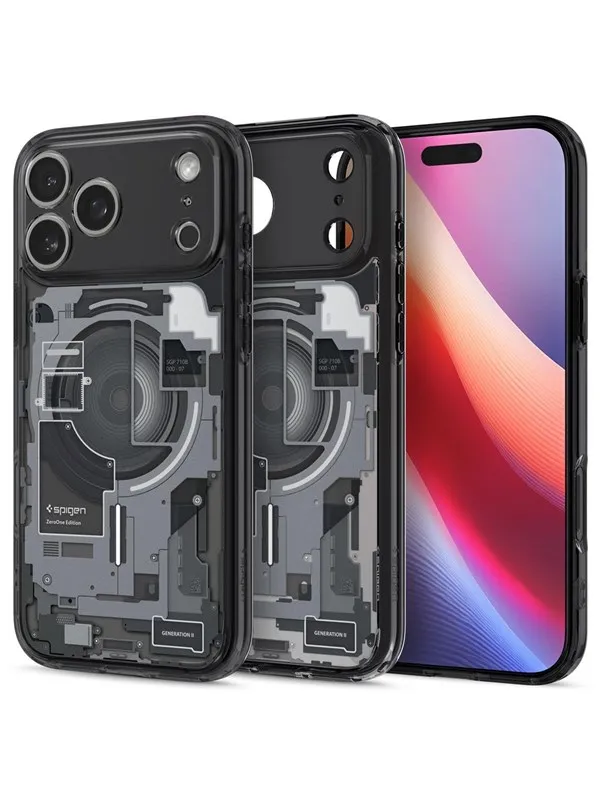 Spigen Ultra Hybrid MagSafe - zero one black - iPhone 17 Pro Max