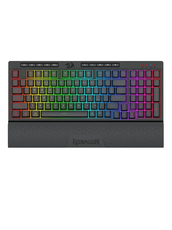 REDRAGON K515-RGB SHIVA 98 keyboard - Gamingtastatur - Engelsk (USA) - Svart