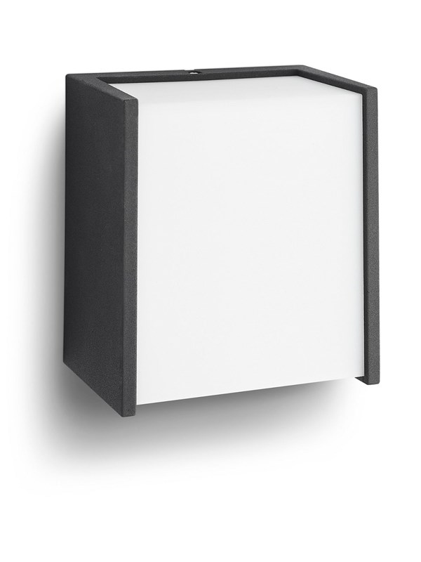 Philips Macaw wall lantern black 1x3W SELV