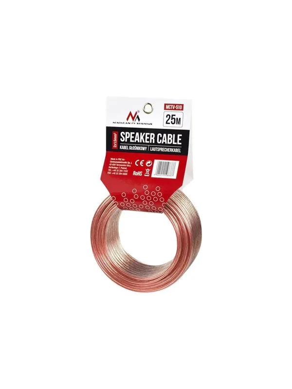 Maclean MCTV-510 - bulk speaker cable - 25 m