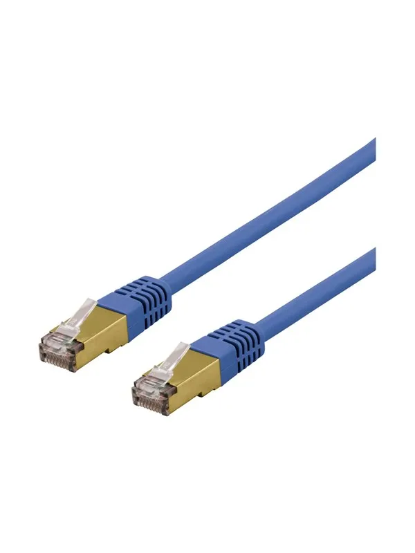 Deltaco patch cable - 1 m - blue - Blå - 1meter