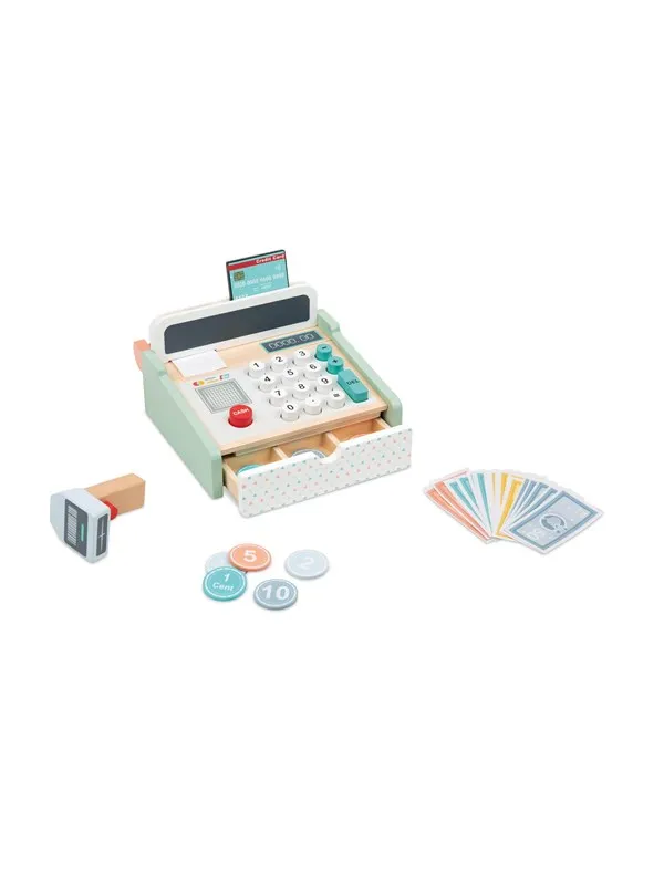Small Wood Cash Register