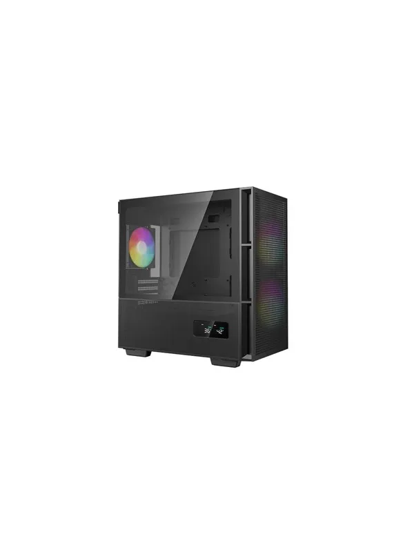 DeepCool CH360 DIGITAL - Kabinett - Miditower - Svart
