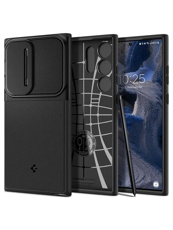 Spigen Optik Armor - black - Samsung Galaxy S23 Ultra