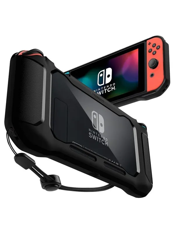 Spigen Rugged Armor - black - Nintendo Switch - Deksel - Nintendo Switch