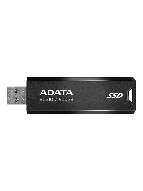 A-Data SC610 External SSD - 500GB - Svart - 500GB - Minnepenn