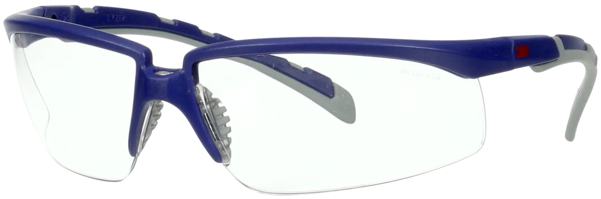 Solus 2000 vernebrille blå/grå innfatning klart glass
