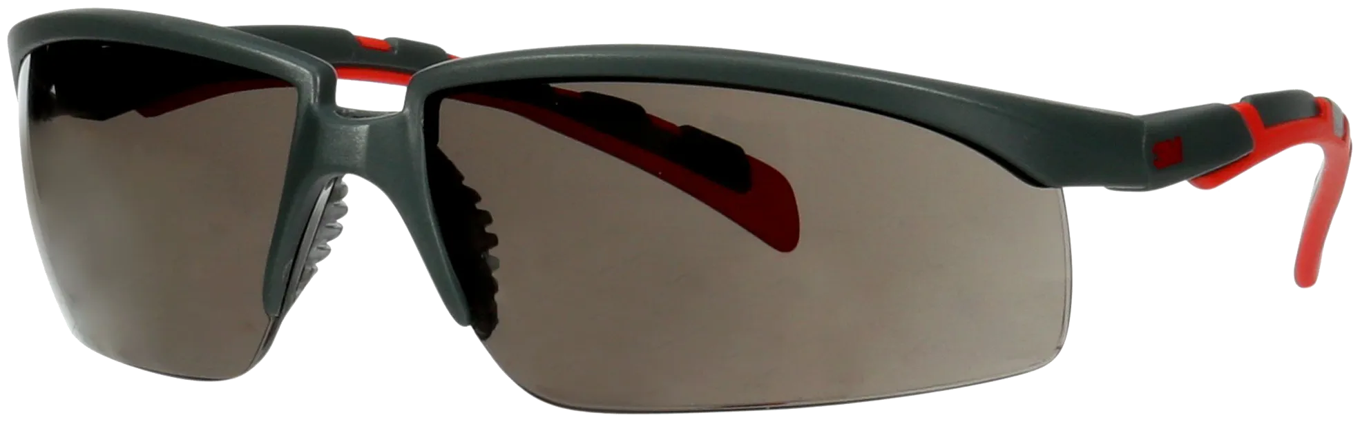Solus 2000 vernebrille grå/rød ramme grå glass