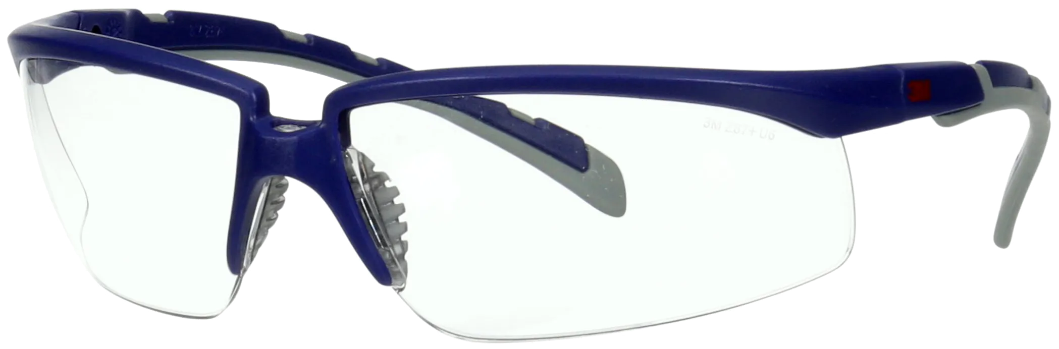 Solus 2000 vernebrille blå/grå ramme klar glass