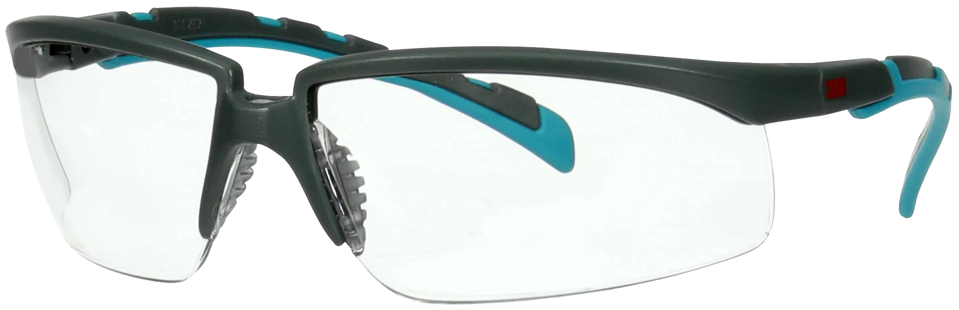 Solus 2000 vernebrille grå/blå-grønn innfatning klart glass