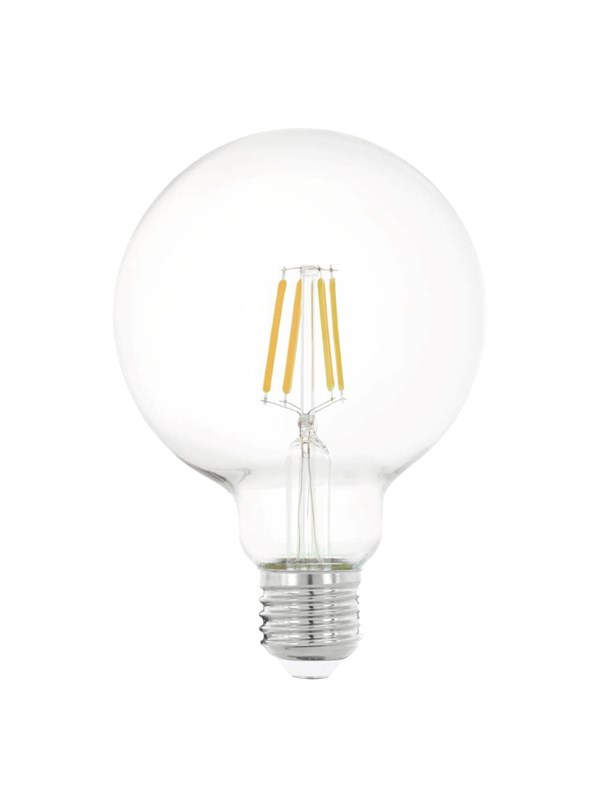 EGLO LED-lyspære G95 Globe 4W/827 470 lumen clear E27