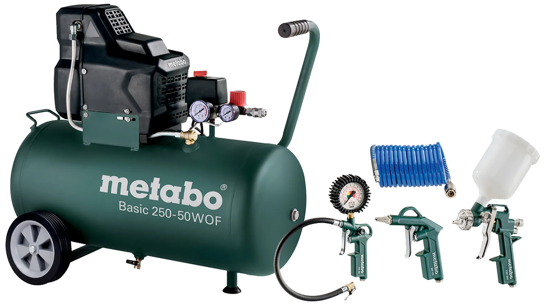 Kompressor Basic 250-50 W OF, med verktøysett LPZ4