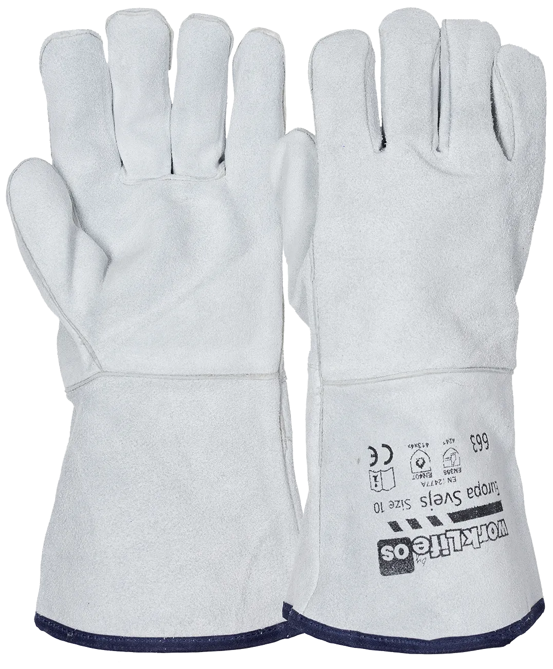 Europa Sveis sveisegloves okseskinn 663 str. 12