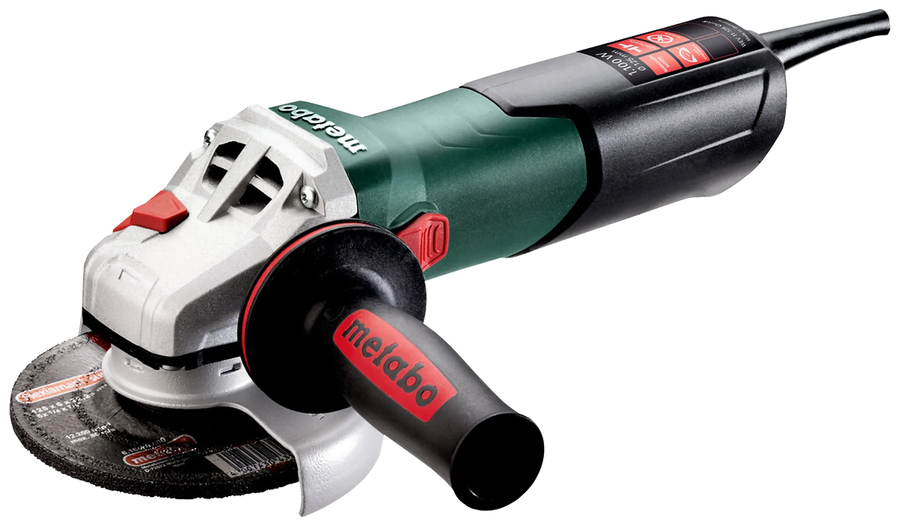 Vinkelsliper 125mm 1100W WEV 11-125 Q, i koffert