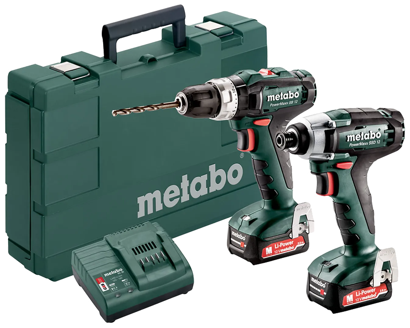 Combo-sett 2.7.2 12V: SB12 + SSD12 + 2×2,0Ah