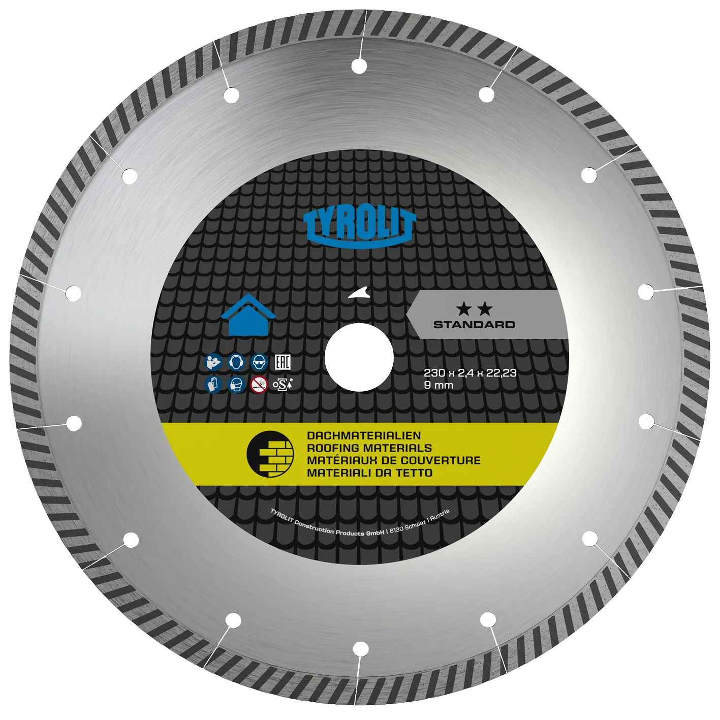 Diamantskive Standard taktekker DCUS1-FC ø230×2,4