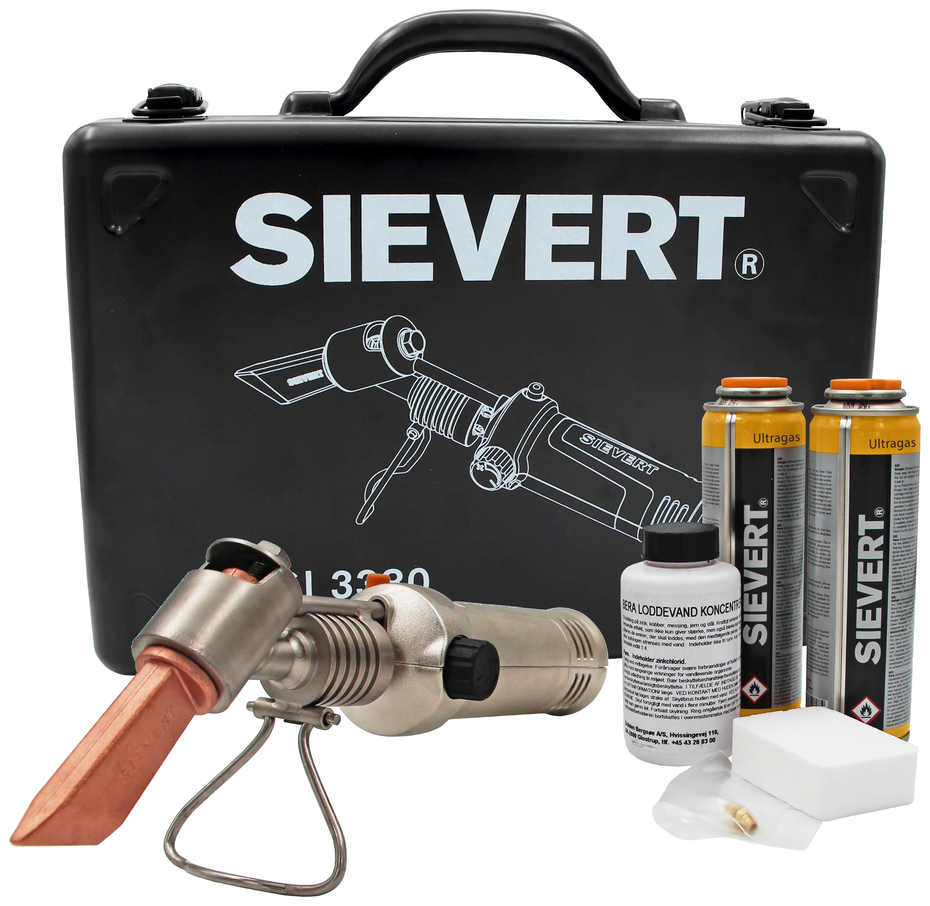 Sievert PSI 3380 loddebolt, komplett sett