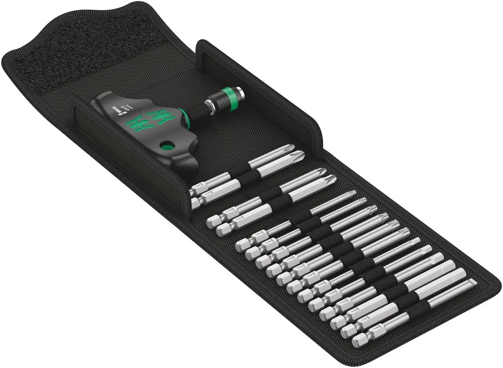 Bitsett KK 400 med T-grep og 16 89mm bits