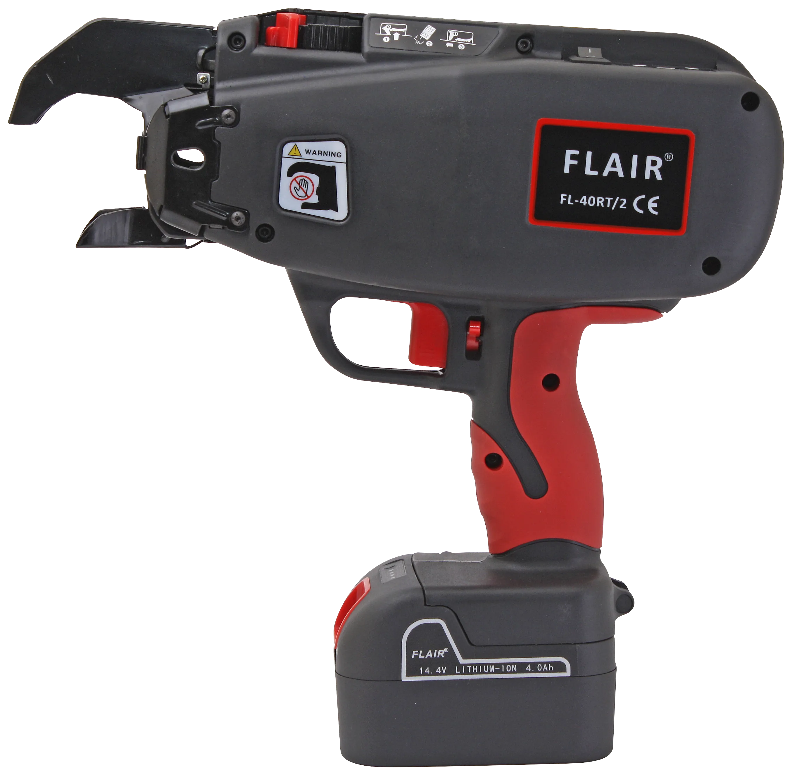 Flair innbindingsmaskin FL-40RT/2 m/2×14,4V/4,0Ah batterier