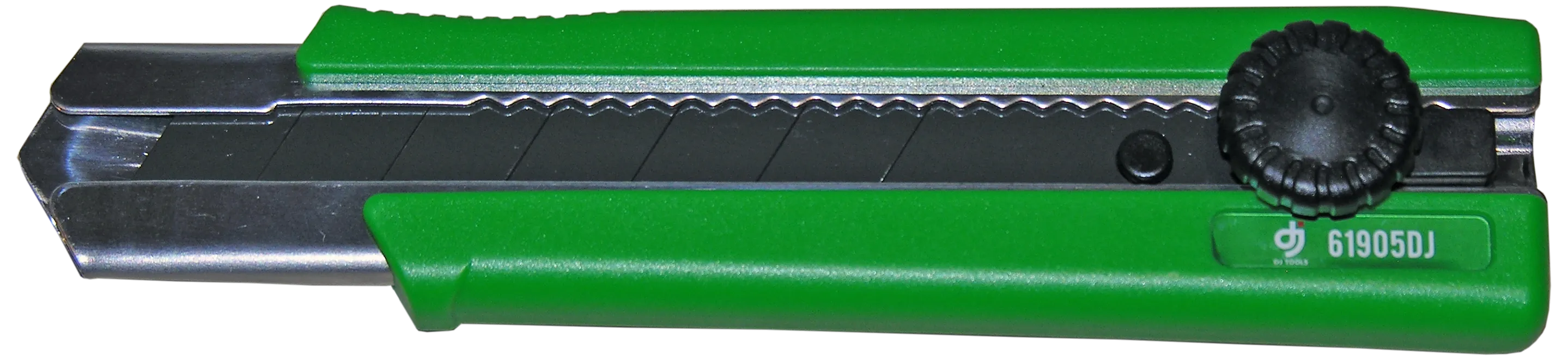 DJ TOOLS kniv med skrulås, 25mm sort knekk-av blad