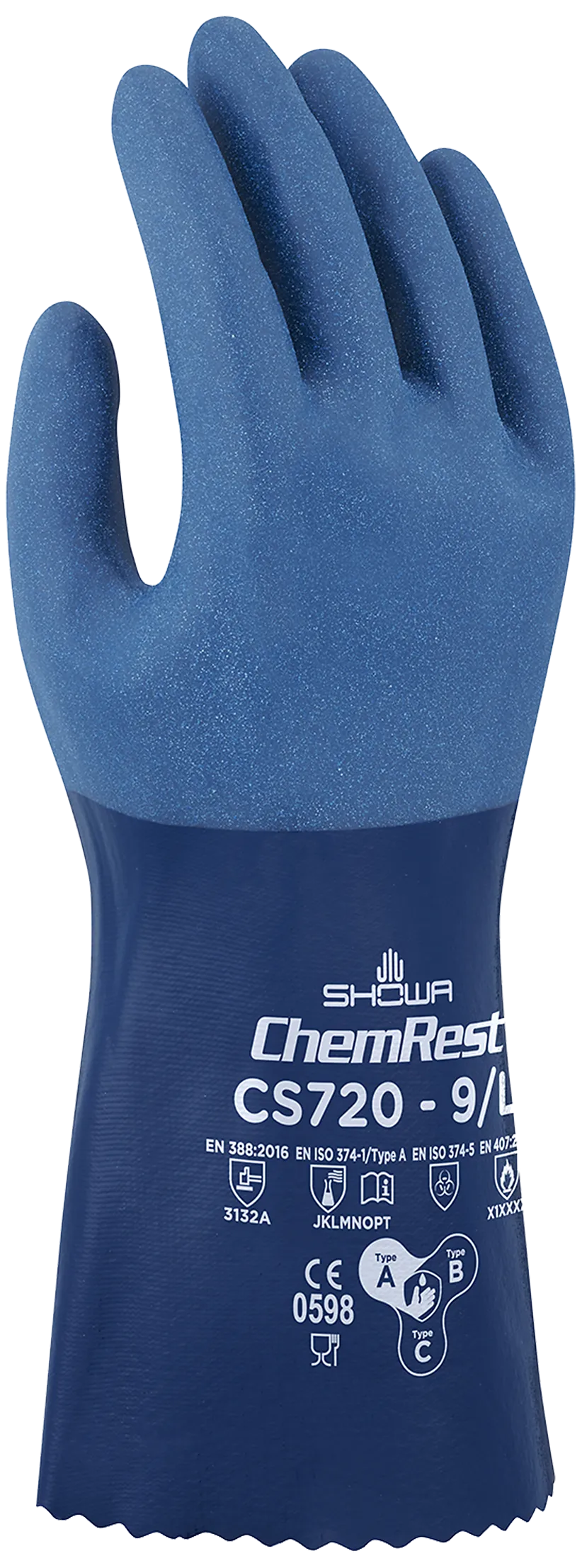 Showa Nitrile CS720 hel-dyppede hansker 7201-11