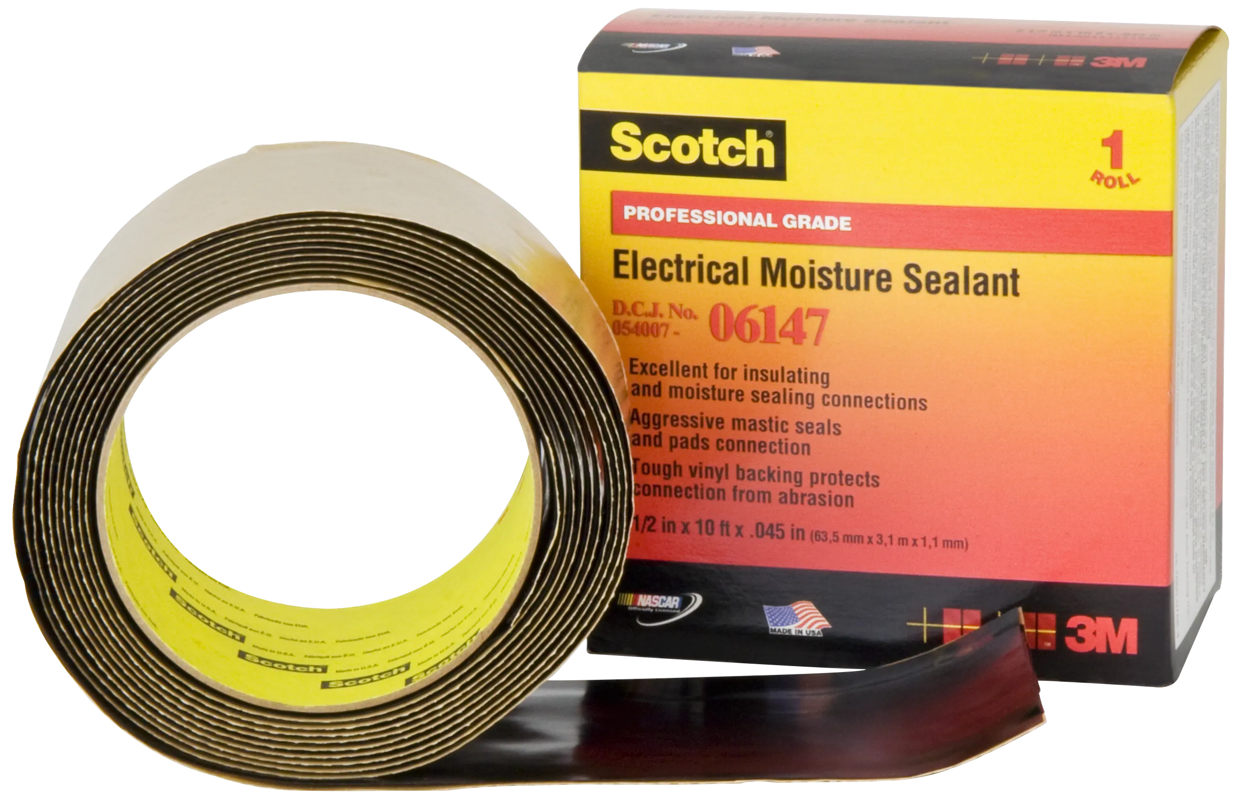 Vinyl-mastiktape 06147 63×1,14mm×3m sort