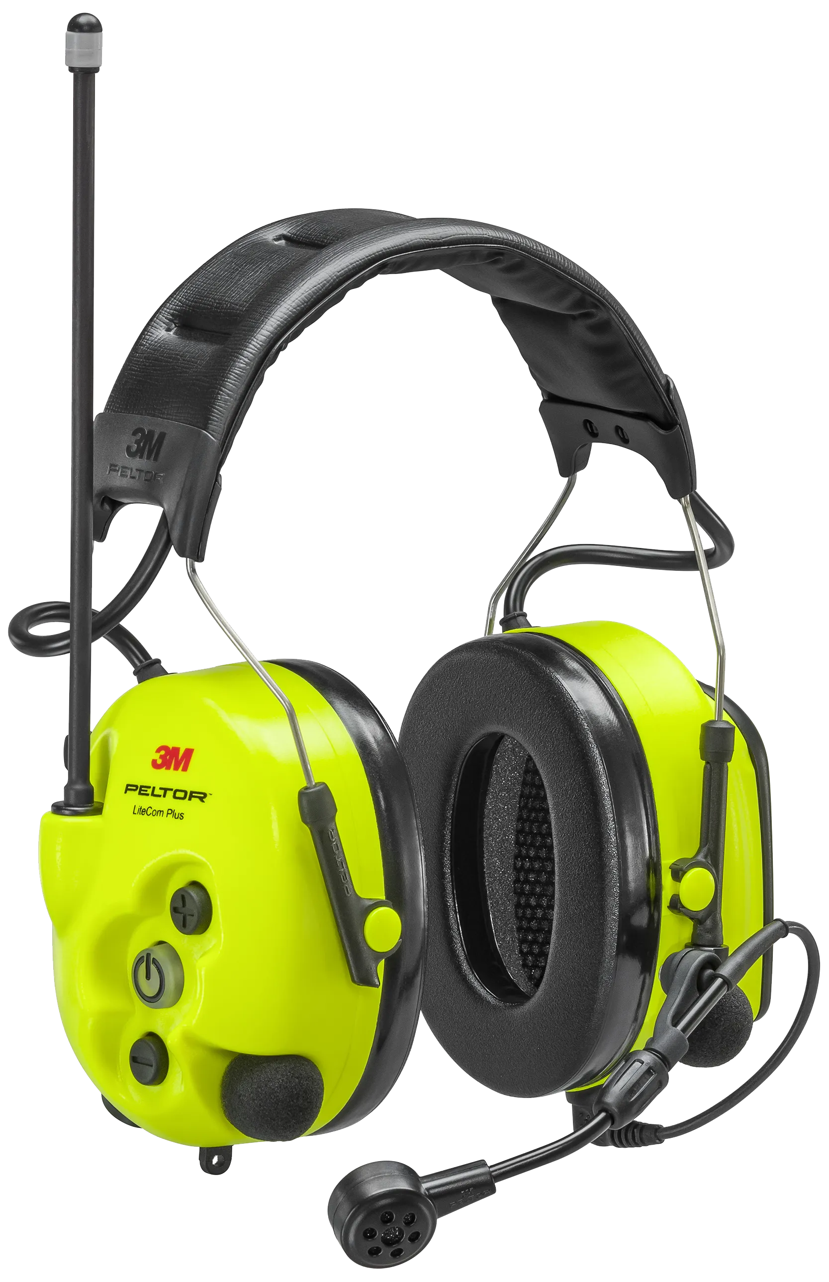 LiteCom+ hørselvern/headset med 2-veis kommunikasjon, hodebøyle