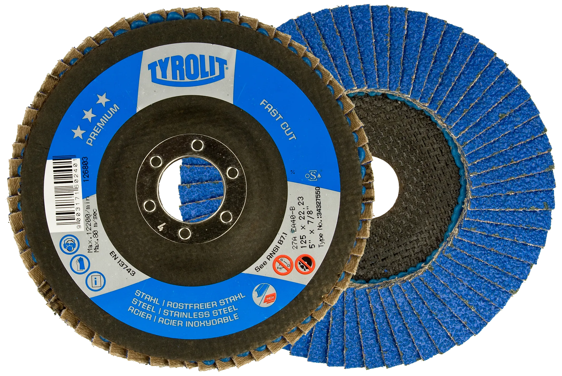 Lamellskive Premium FastCut 27SLA ø125 ZA40O-B