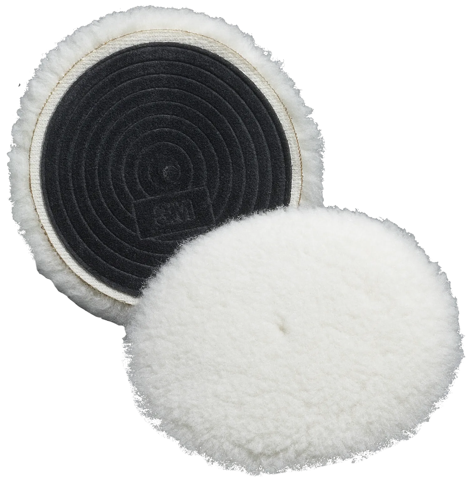 Polerrondel Perfect-It Hookit hvid uld 133mm