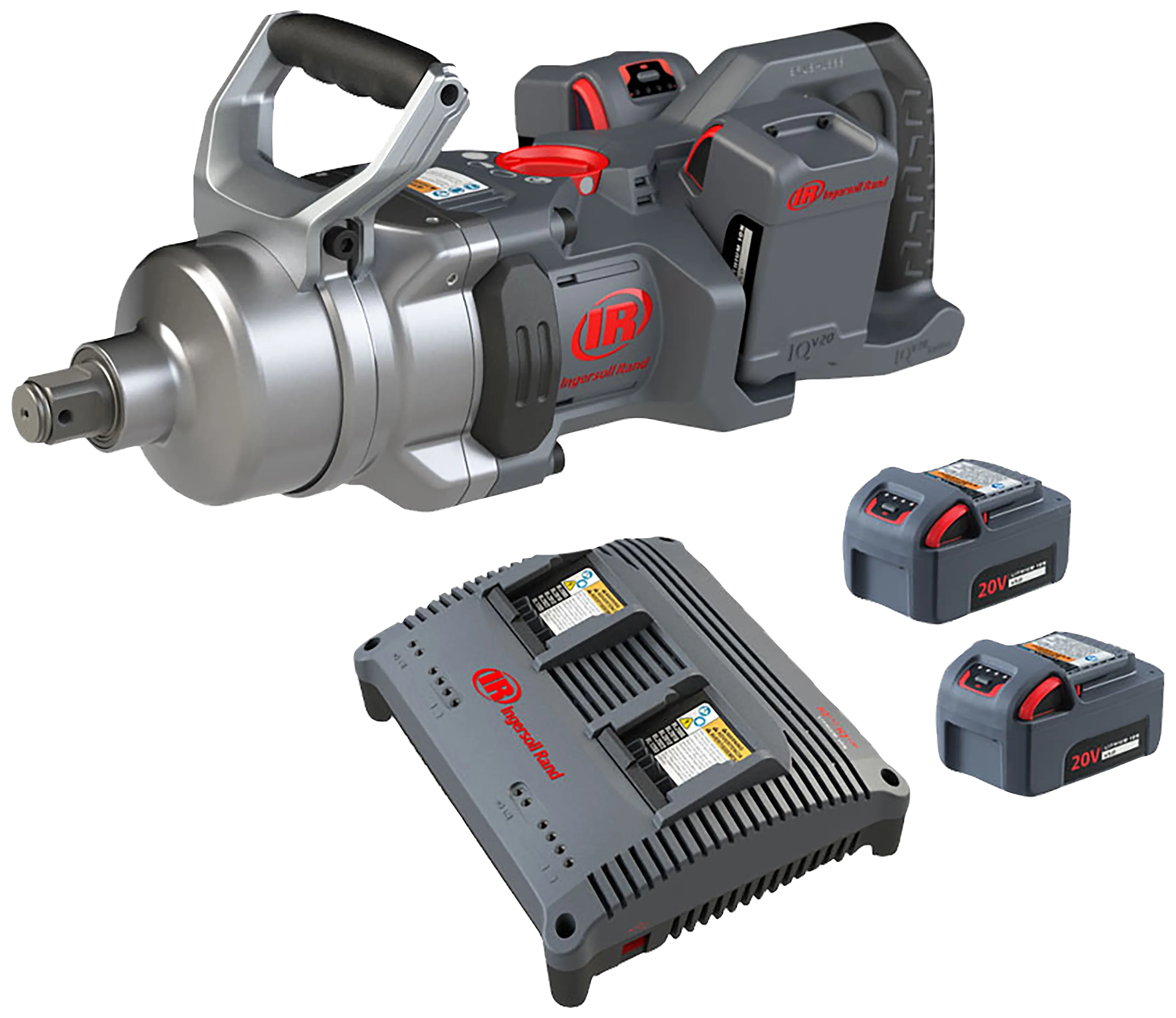 I-R W9491 slagnøgle 1" kort 4000Nm m/4×20V/5Ah