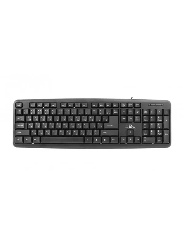 Esperanza TITANUM TKR101 STANDARD KEYBOARD. USB RUSSIAN - Tastatur - Russisk - Svart