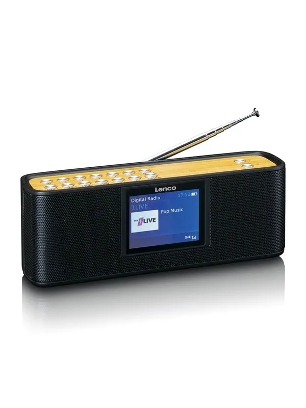 Lenco PDR-045BK - DAB+ radio with Bluetooth 5.0 - DAB+/FM - Stereo