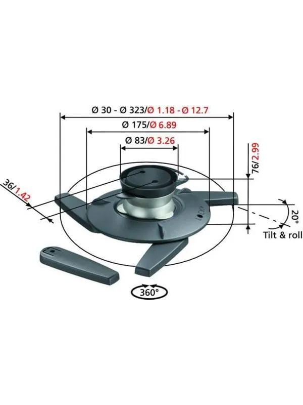 Vogel's EPC 6545 Takfeste for projektor