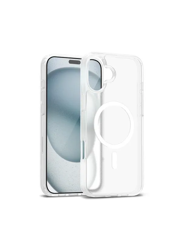 CRONG Hybrid Matte Magnetic - MagSafe iPhone 17 Case (White)