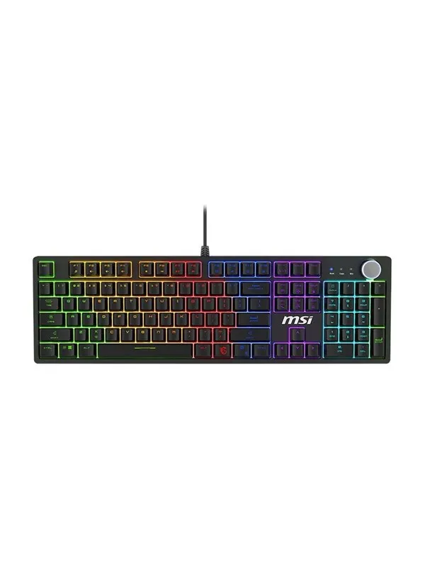 MSI FORGE GK320 - Gamingtastatur - Engelsk (USA) - Svart