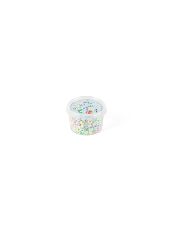 Dantoy Recycled Pastels Beads - 280 pcs