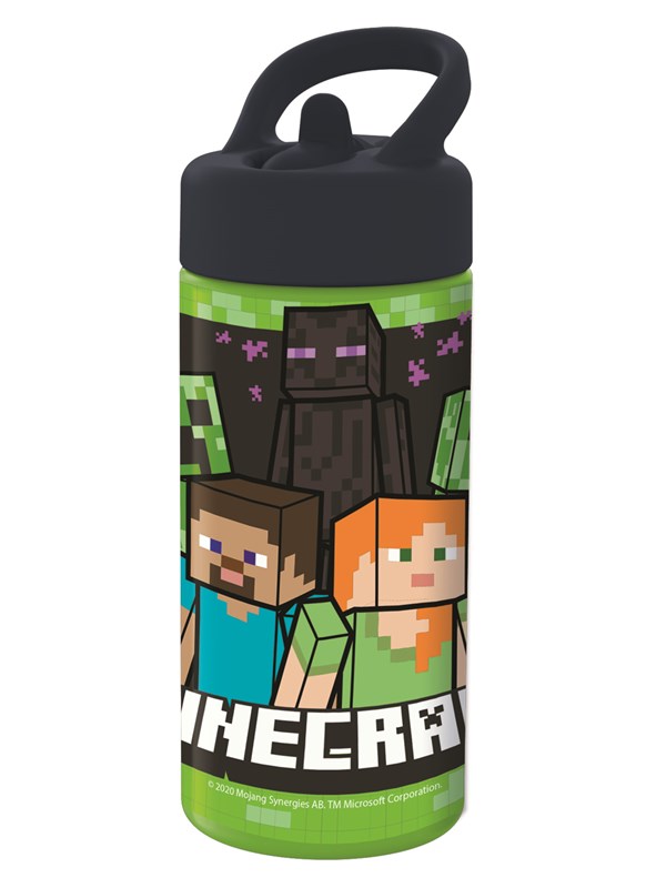 Minecraft Sipper Water Bottle 410 ml