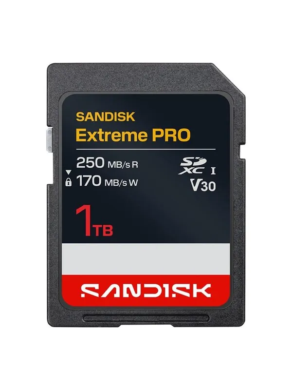 SANDISK Extreme PRO SD - 250MB/s - 1TB