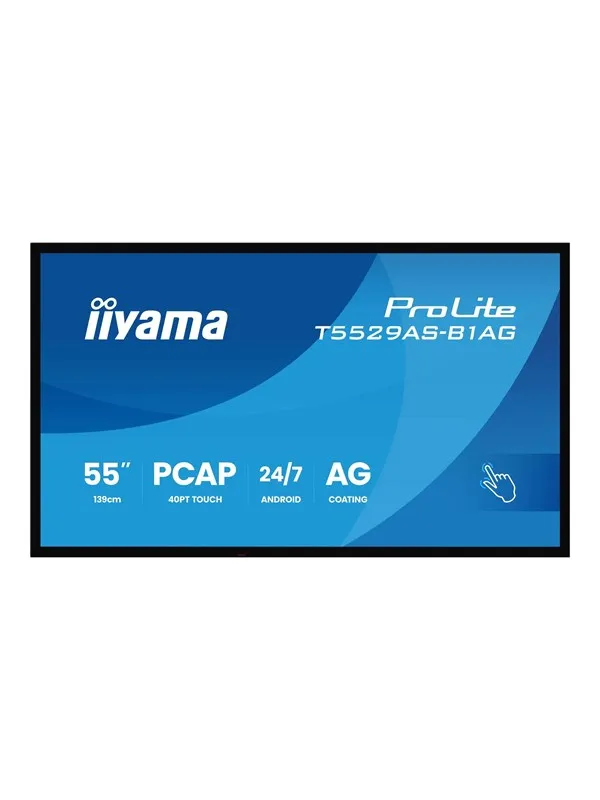 iiyama ProLite T5529AS-B1AG 55" Class (54.6" viewable) LED-backlit LCD display - 4K - for digital signage