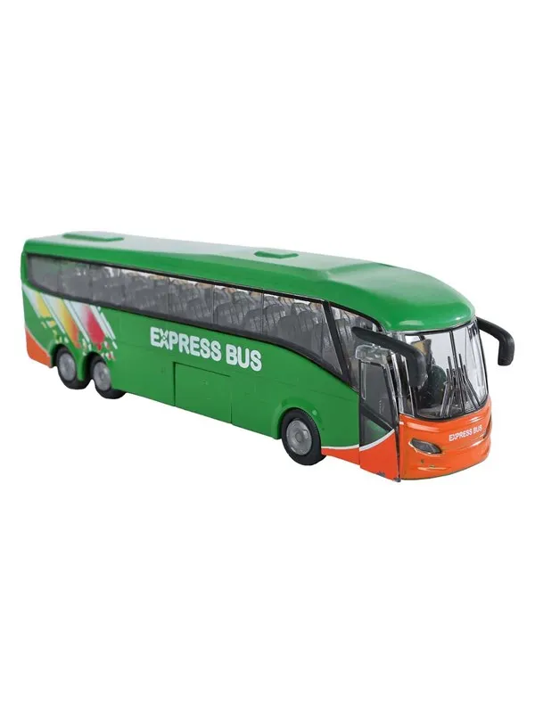 Kids Globe Bus Die Cast with Light and Sound 18.5cm