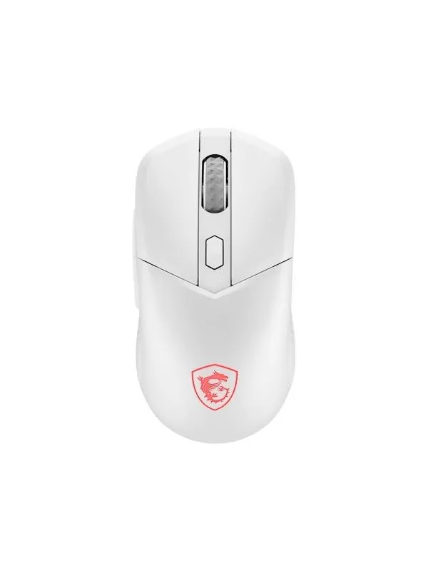 MSI VERSA 300 - mouse - 2.4 GHz Bluetooth 5.3 USB - Mus - Optisk - 6 - Hvit